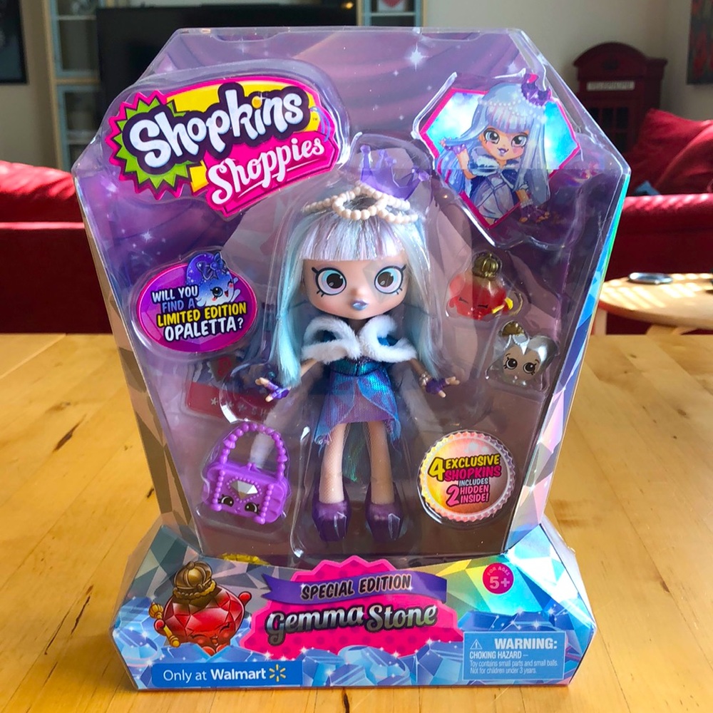 NEW SHOPKINS SHOPPIES SPECIAL EDITION GEMMA STONE DOLL, NOT SOLD IN STORES..RARE